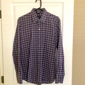 Zachary Prell Men's Plaid Button Down Shirt, size M.